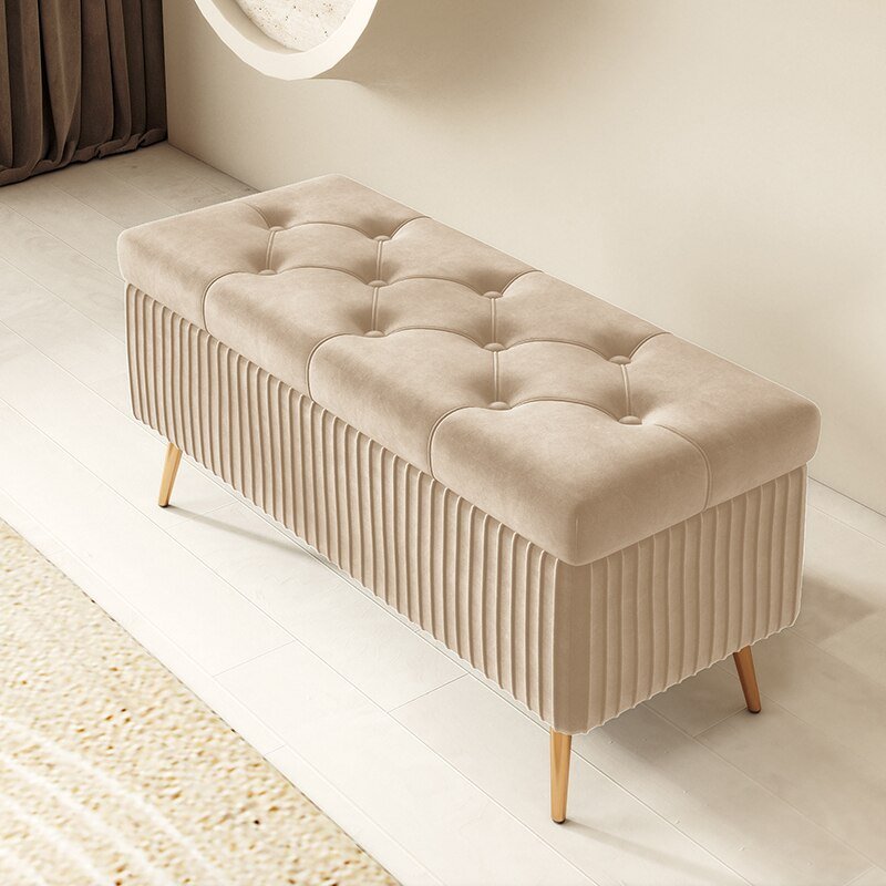 Nordic Luxury Stools Bed End Sofa Ottomans - Casatrail.com