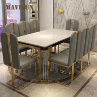 Thumbnail for Nordic Marble Dining Table Modern - Casatrail.com