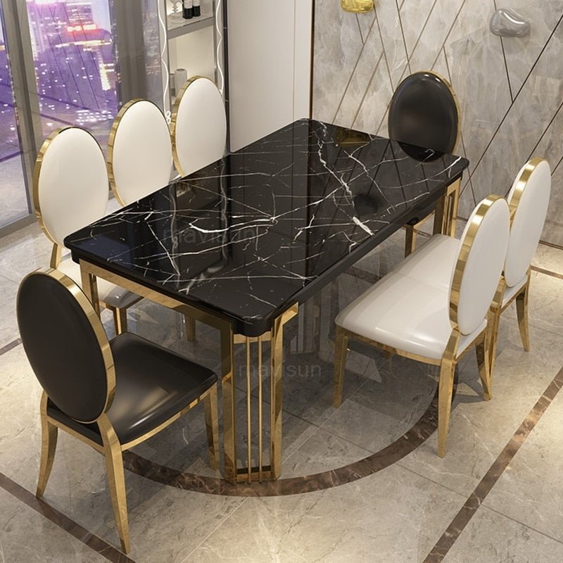 Nordic Marble Dining Table Modern - Casatrail.com