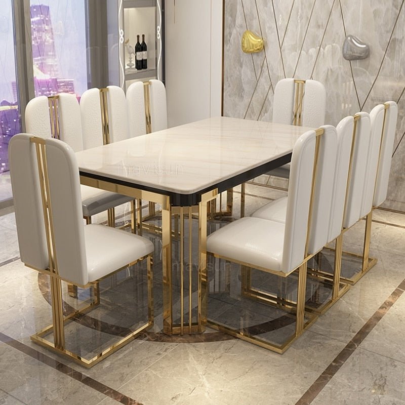 Nordic Marble Dining Table Modern - Casatrail.com