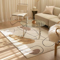 Nordic Modern Rug with Abstract Plush Design