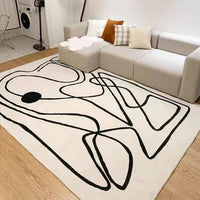 Thumbnail for Nordic Modern Rug with Abstract Plush Design - Casatrail.com