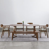 Thumbnail for Nordic Oval Dining Table - Casatrail.com