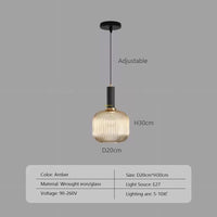 Thumbnail for Nordic Retro Glass Pendant Lights - Casatrail.com