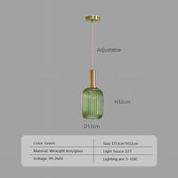 Thumbnail for Nordic Retro Glass Pendant Lights - Casatrail.com