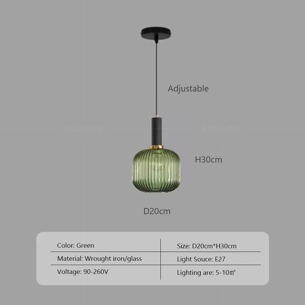 Nordic Retro Glass Pendant Lights - Casatrail.com