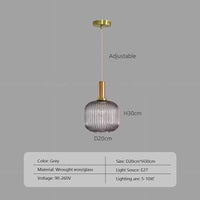 Thumbnail for Nordic Retro Glass Pendant Lights - Casatrail.com