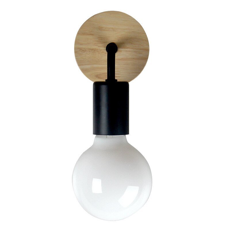 Nordic Retro Wood Wall Lamp - Casatrail.com