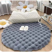 Thumbnail for Nordic Round Carpets Plush Non Slip Shaggy Rug - Casatrail.com