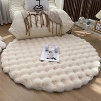 Thumbnail for Nordic Round Carpets Plush Non Slip Shaggy Rug - Casatrail.com