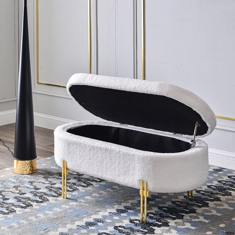 Nordic Shoe Changing Stools with Light Luxury Design - Casatrail.com