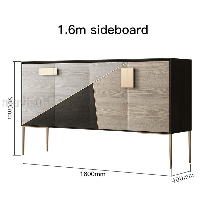 Nordic Storage Cabinet Sideboard with Stainless Steel Feet - Casatrail.com