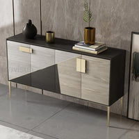 Thumbnail for Nordic Storage Cabinet Sideboard with Stainless Steel Feet - Casatrail.com