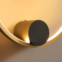 Thumbnail for Nordic Style Brass Ring LED Wall Light - Casatrail.com