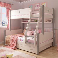 Thumbnail for Nordic - Style Children's Bunk Bed with Slide - Casatrail.com