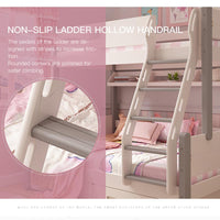 Thumbnail for Nordic - Style Children's Bunk Bed with Slide - Casatrail.com