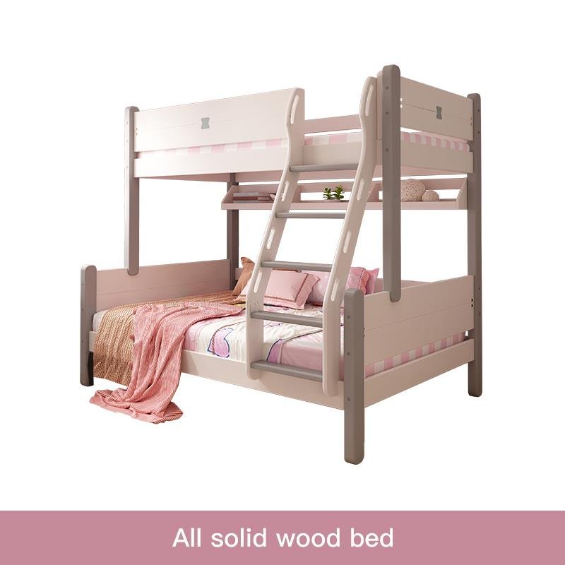 Nordic - Style Children's Bunk Bed with Slide - Casatrail.com