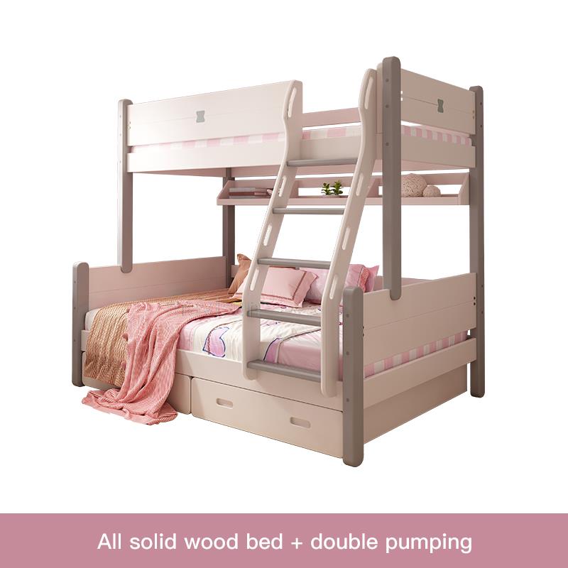 Nordic - Style Children's Bunk Bed with Slide - Casatrail.com