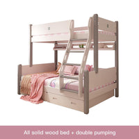 Thumbnail for Nordic - Style Children's Bunk Bed with Slide - Casatrail.com