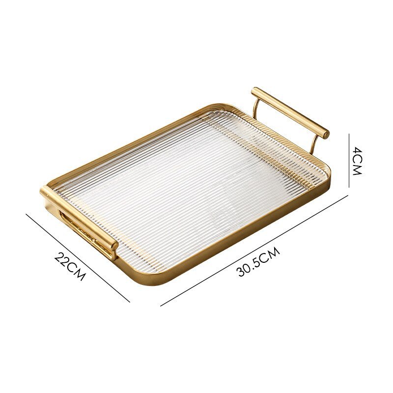 Nordic Style Creative Plate High - end Acrylic Tray - Casatrail.com