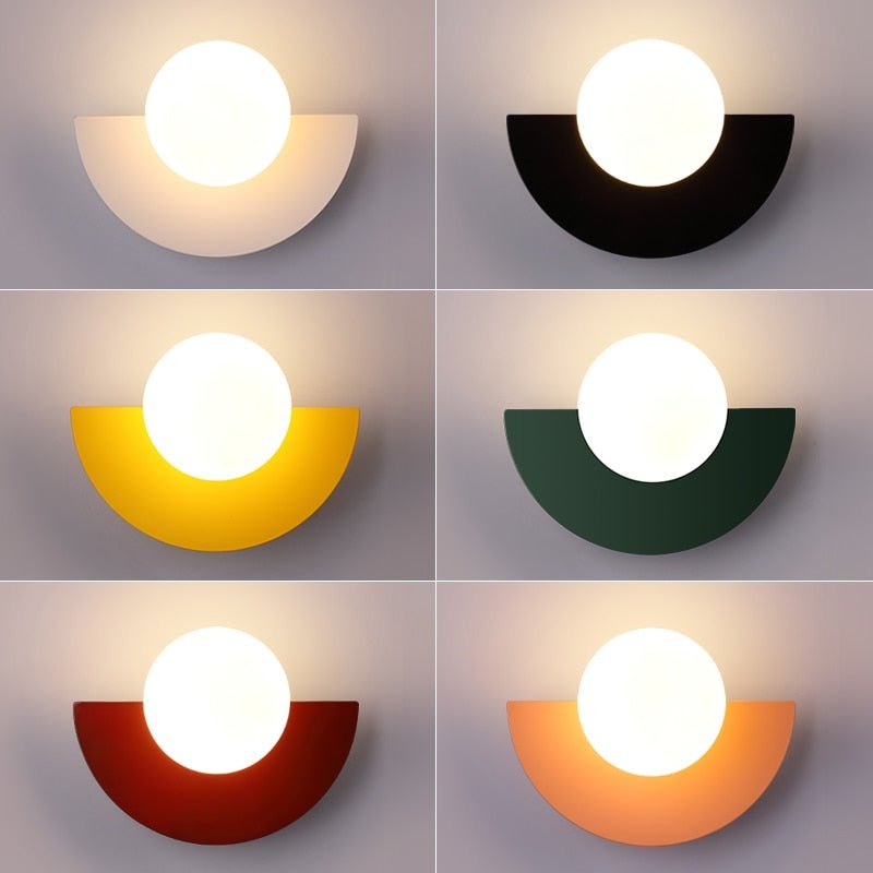 Nordic Style Iron LED Wall Lamp for Living Rooms - Casatrail.com