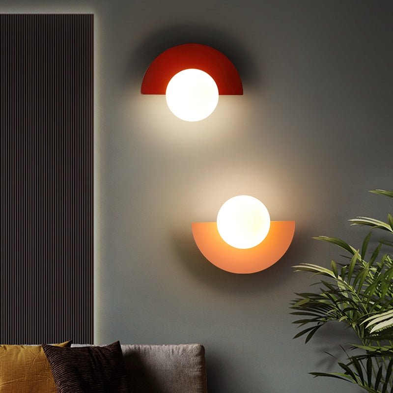 Nordic Style Iron LED Wall Lamp for Living Rooms - Casatrail.com