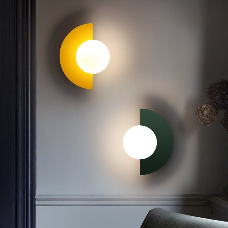 Nordic Style Iron LED Wall Lamp for Living Rooms - Casatrail.com