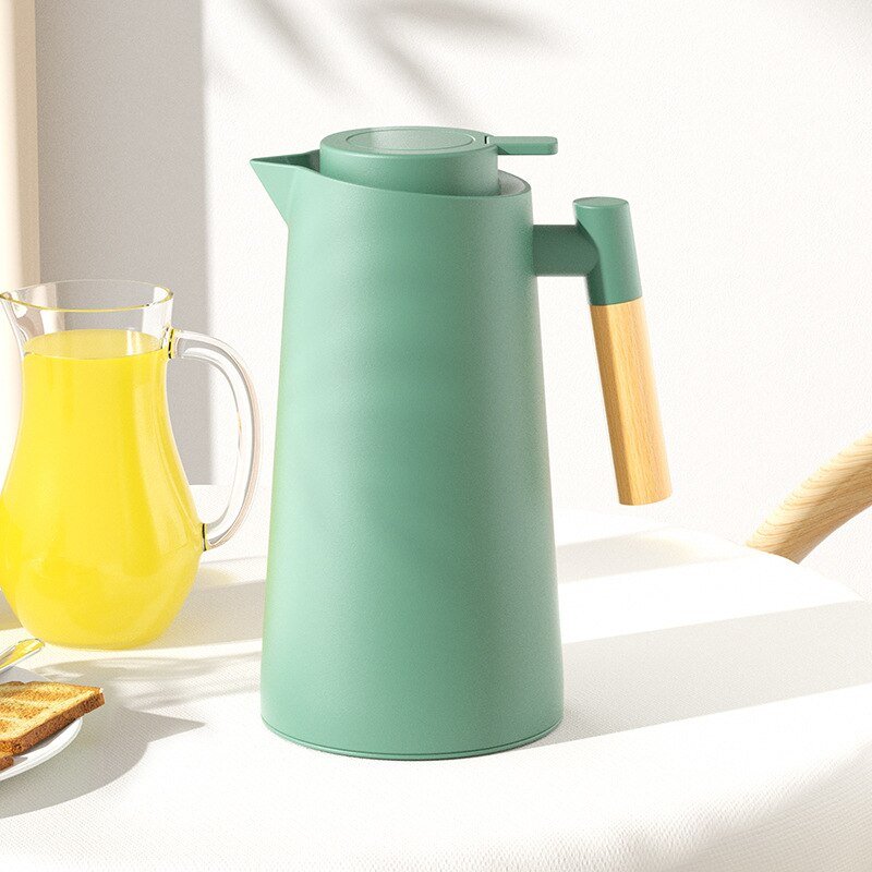 Nordic Style Thermal Insulation Kettle with Wood Handle - Casatrail.com