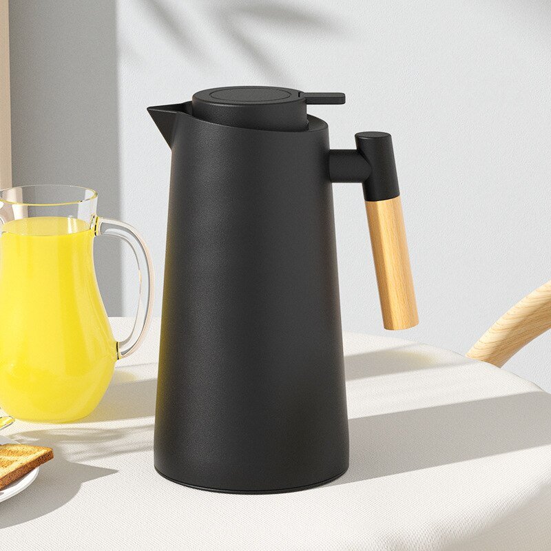 Nordic Style Thermal Insulation Kettle with Wood Handle - Casatrail.com