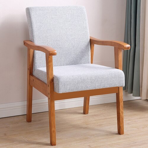 Nordic Style Wingback Accent Living Room Chair - Casatrail.com