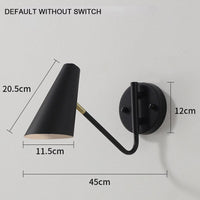 Thumbnail for Nordic Swing Arm Wall Lamp for Bedroom - Casatrail.com