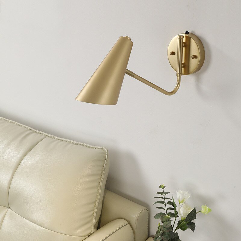 Nordic Swing Arm Wall Lamp for Bedroom - Casatrail.com