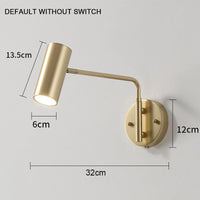 Thumbnail for Nordic Swing Arm Wall Lamp for Bedroom - Casatrail.com