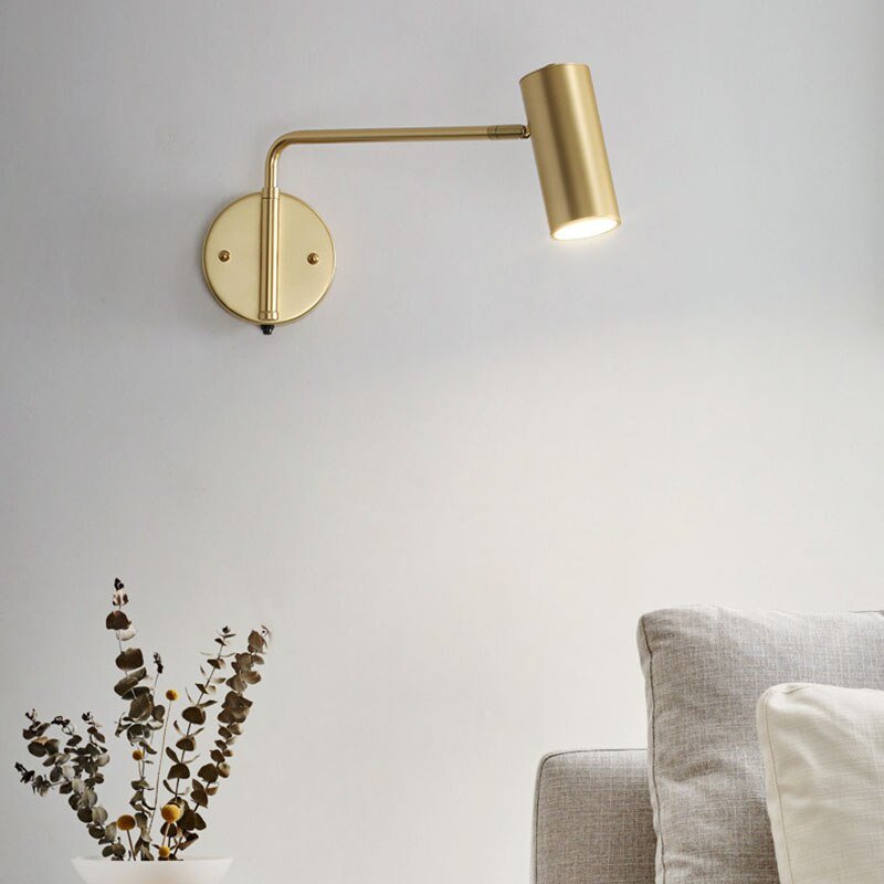 Nordic Swing Arm Wall Lamp for Bedroom - Casatrail.com