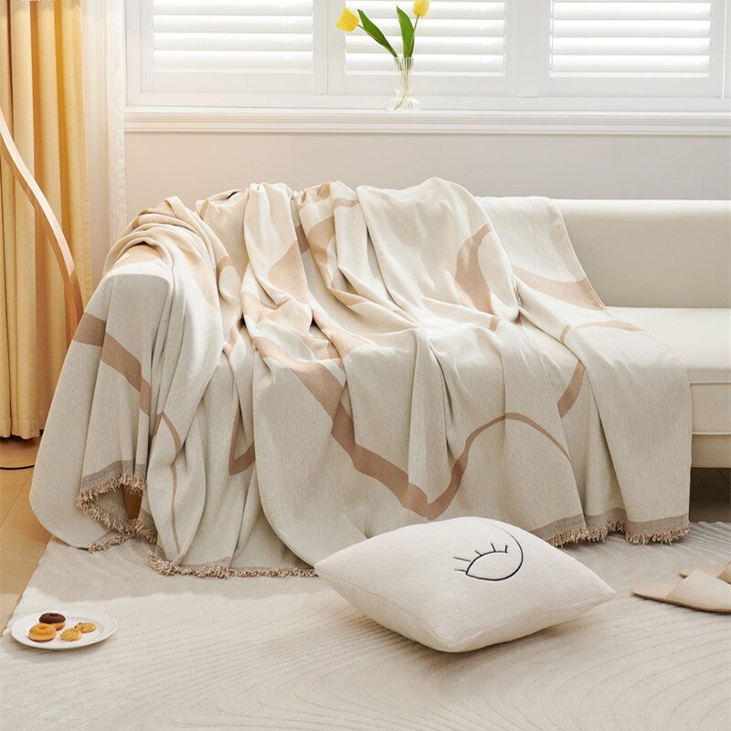 Nordic Tassel Knitted Blanket - Casatrail.com