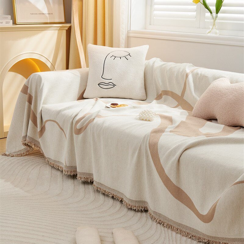 Nordic Tassel Knitted Blanket - Casatrail.com