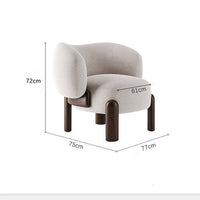 Thumbnail for Nordic Three Seater Sofa with Wood Legs - Casatrail.com