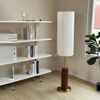 Thumbnail for Nordic Vintage Fabric LED Floor Lamp for Cozy Corners and Bedrooms - Casatrail.com