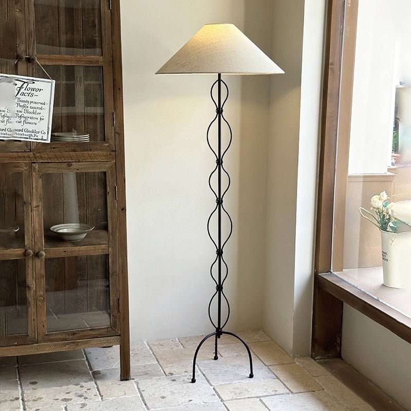 Nordic Vintage Wabi Sabi LED Floor Lamp - Casatrail.com