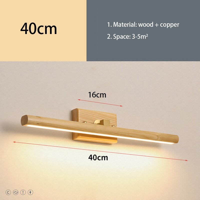 Nordic Wood LED Wall Lamp - Casatrail.com