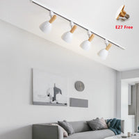 Thumbnail for Nordic Wooden LED Track Light - 15W Spotlight - Casatrail.com