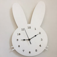 Thumbnail for Nordic Wooden Rabbit Shaped Wall Clock - Casatrail.com