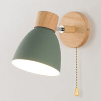 Thumbnail for Nordic Wooden Wall Lamp with Six Color Options - Casatrail.com