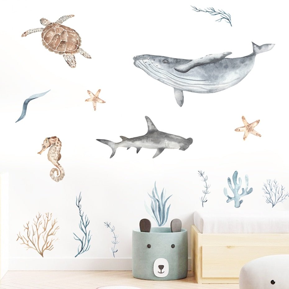 Ocean Animal Nursery Sticker - Casatrail.com