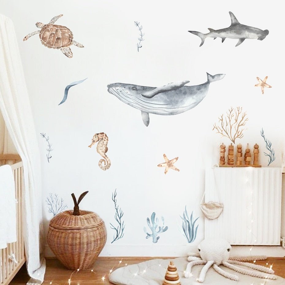 Ocean Animal Nursery Sticker - Casatrail.com