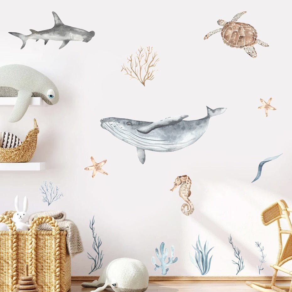 Ocean Animal Nursery Sticker - Casatrail.com