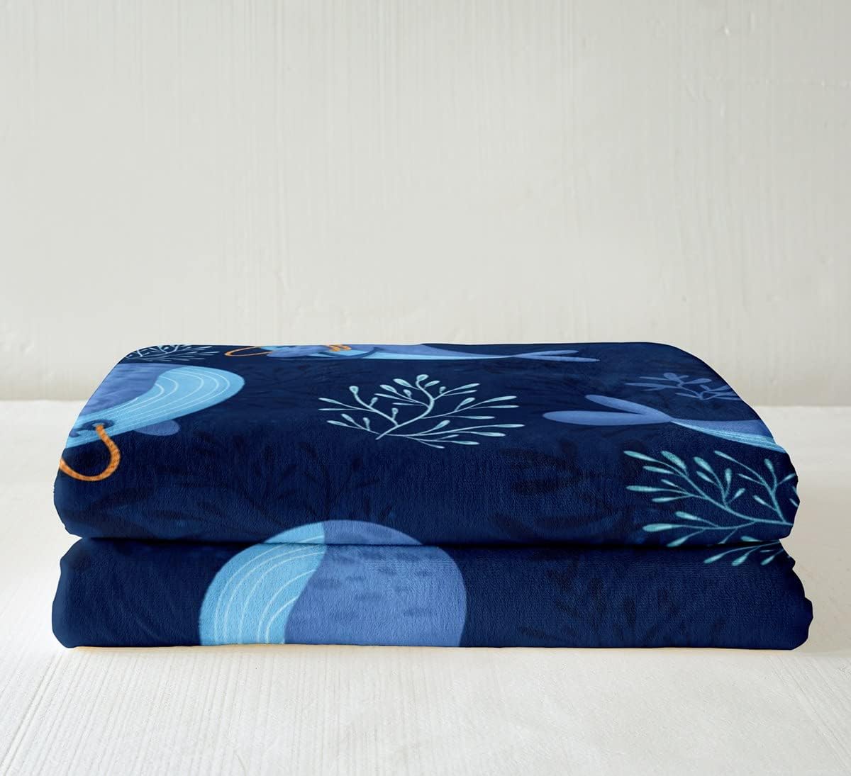 Ocean Sherpa Blanket for Kids Room - Casatrail.com