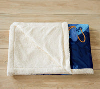 Thumbnail for Ocean Sherpa Blanket for Kids Room - Casatrail.com