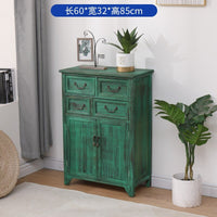 Thumbnail for Old Solid Wood Retro Chest of Drawers - Casatrail.com