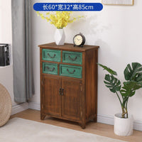 Thumbnail for Old Solid Wood Retro Chest of Drawers - Casatrail.com